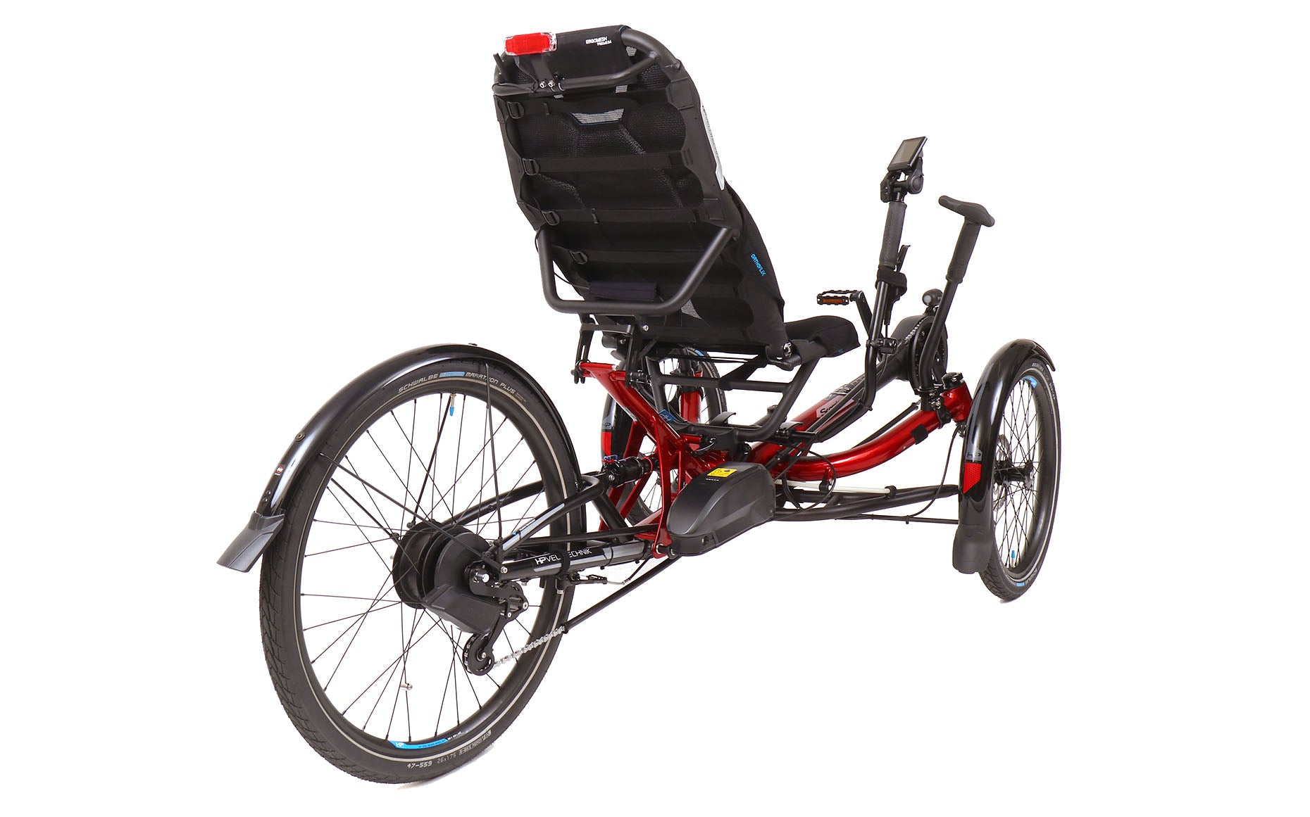 HP Velotechnik Demo Scorpion fs 26 Plus EP801 Red/Black Recumbent