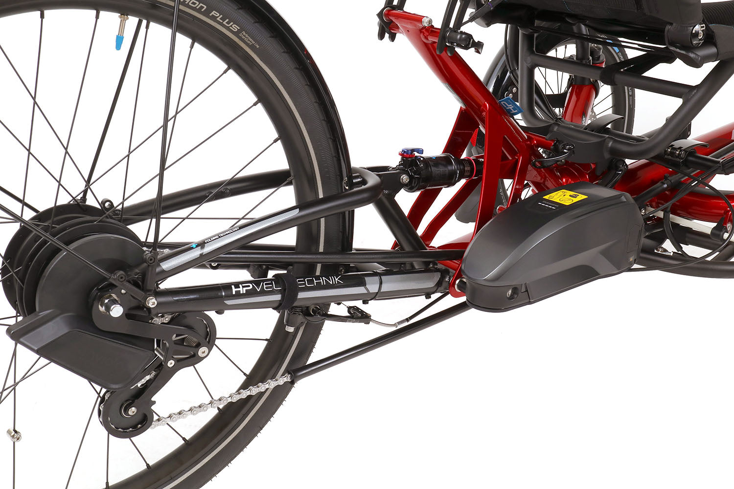 HP Velotechnik Demo Scorpion fs 26 Plus EP801 Red/Black Recumbent