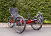 HP Velotechnik Gekko fx 20 Sport Magma Red recumbent path pavement Trike