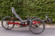 HP Velotechnik Gekko fx 20 Sport Magma Red recumbent path pavement Trike