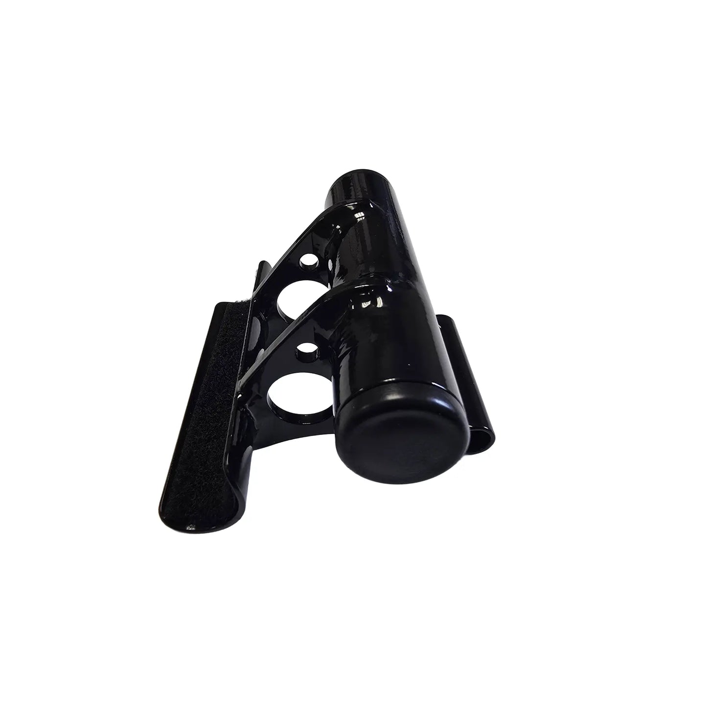 Image of the ICE Further Forward Seat Bracket For Short Riders in black against a white background.