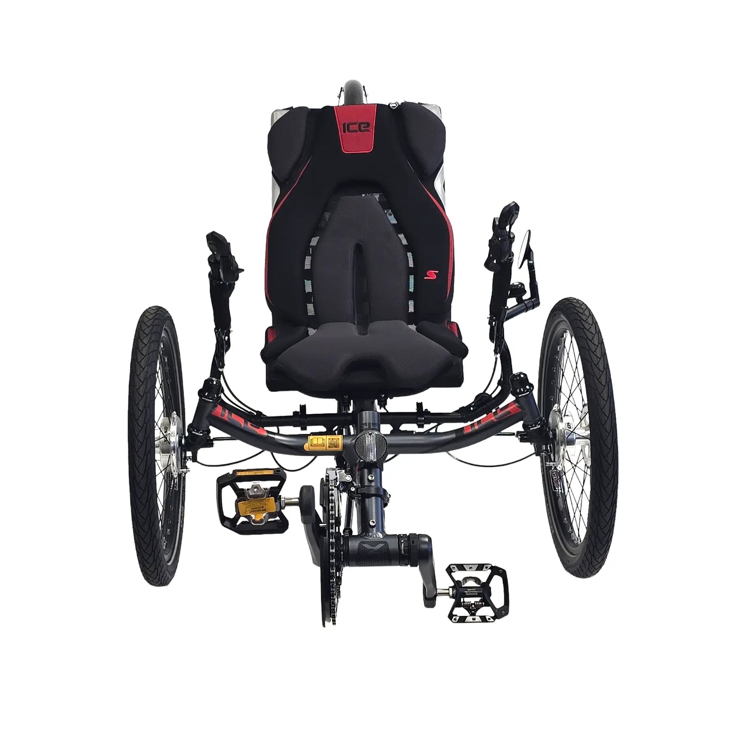 ICE Sprint X Tour 26 Shimano Cues 11 Speed Grey Recumbent Trike