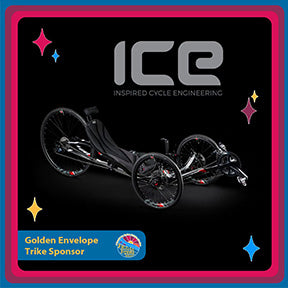 An image of a black ICE VTX recumbent trike.