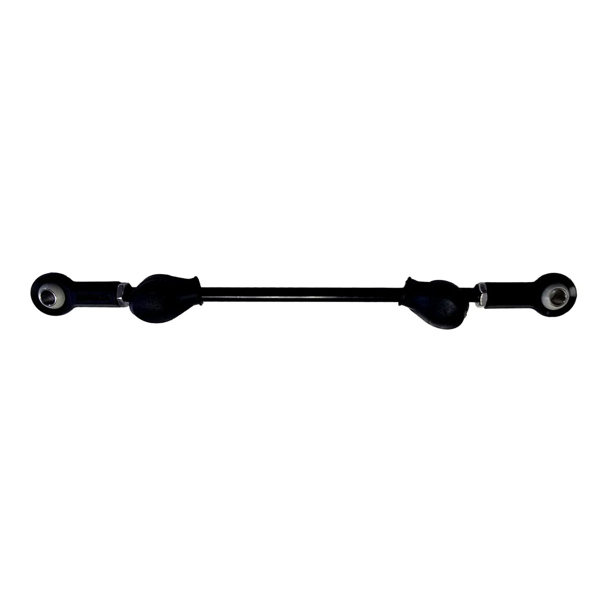 Top view of the ICE Trikes Adventure, Sprint or 2016 and Later VTX Track Rod in black against a white background.