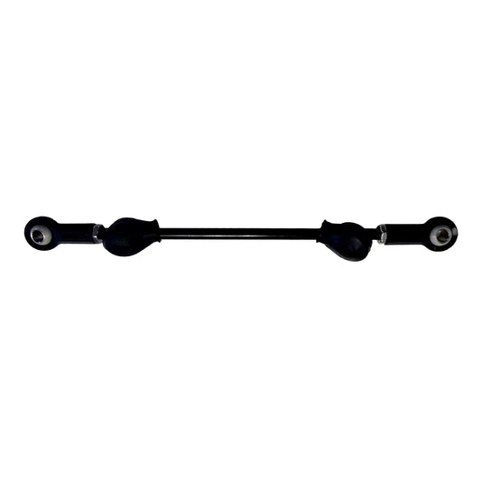 Top view of the ICE Trikes Adventure, Sprint or 2016 and Later VTX Track Rod in black against a white background.