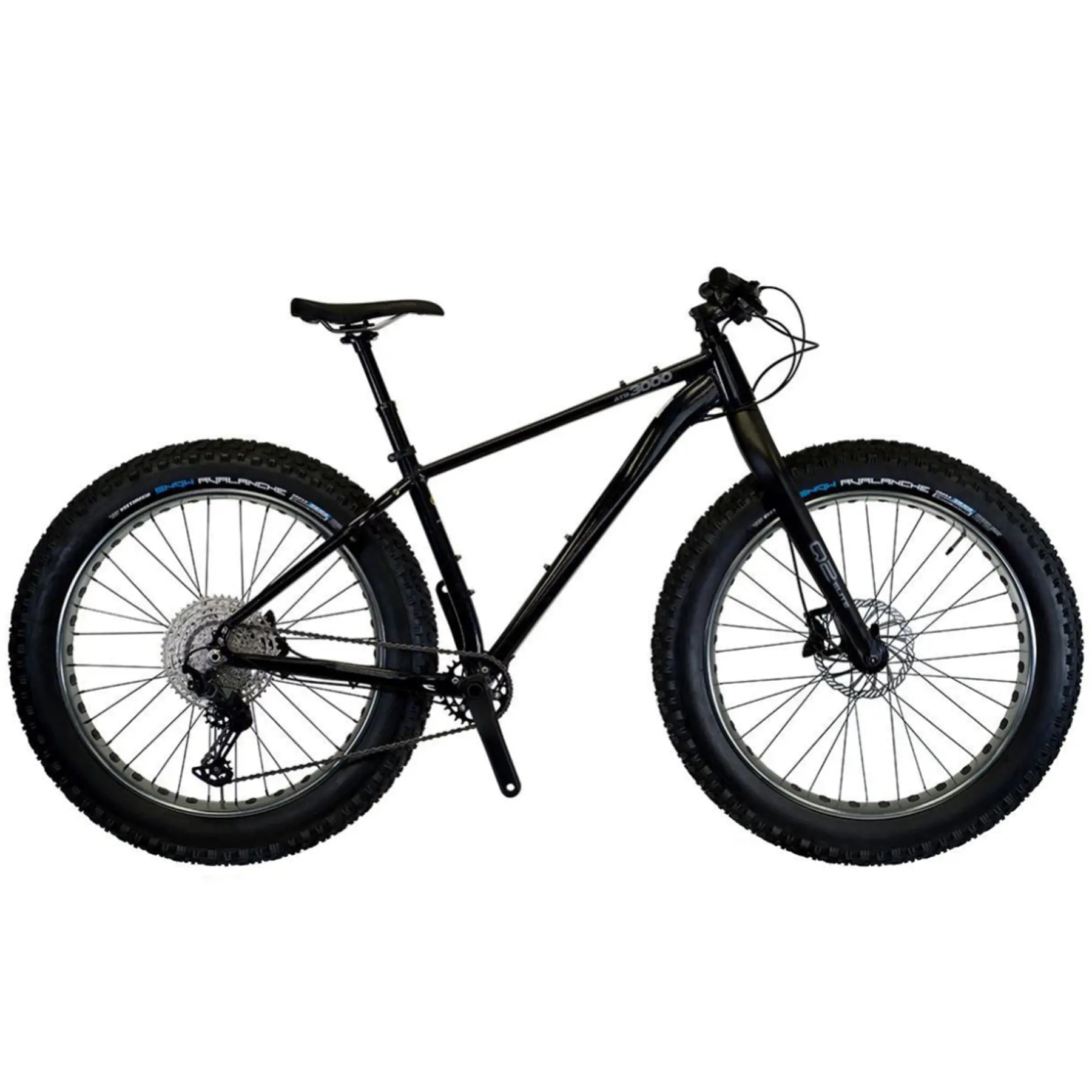 KHS 4 Season 3000 Q2 Carbon Fork Fat Tire Bike Black