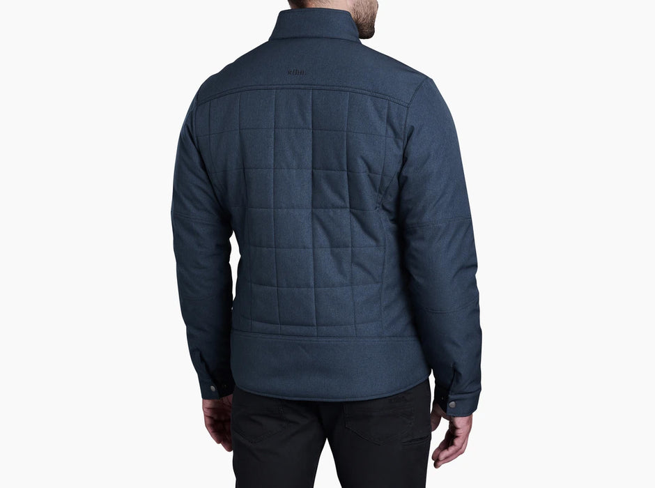 Kuhl Mens Impakt Insulated Jacket Pirate Blue insulated nylon winter jacket