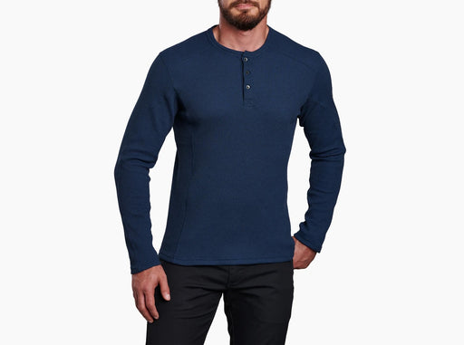 KÜHL Mens Konflikt Henley Shirt Midnight light winter longsleeve sweater 