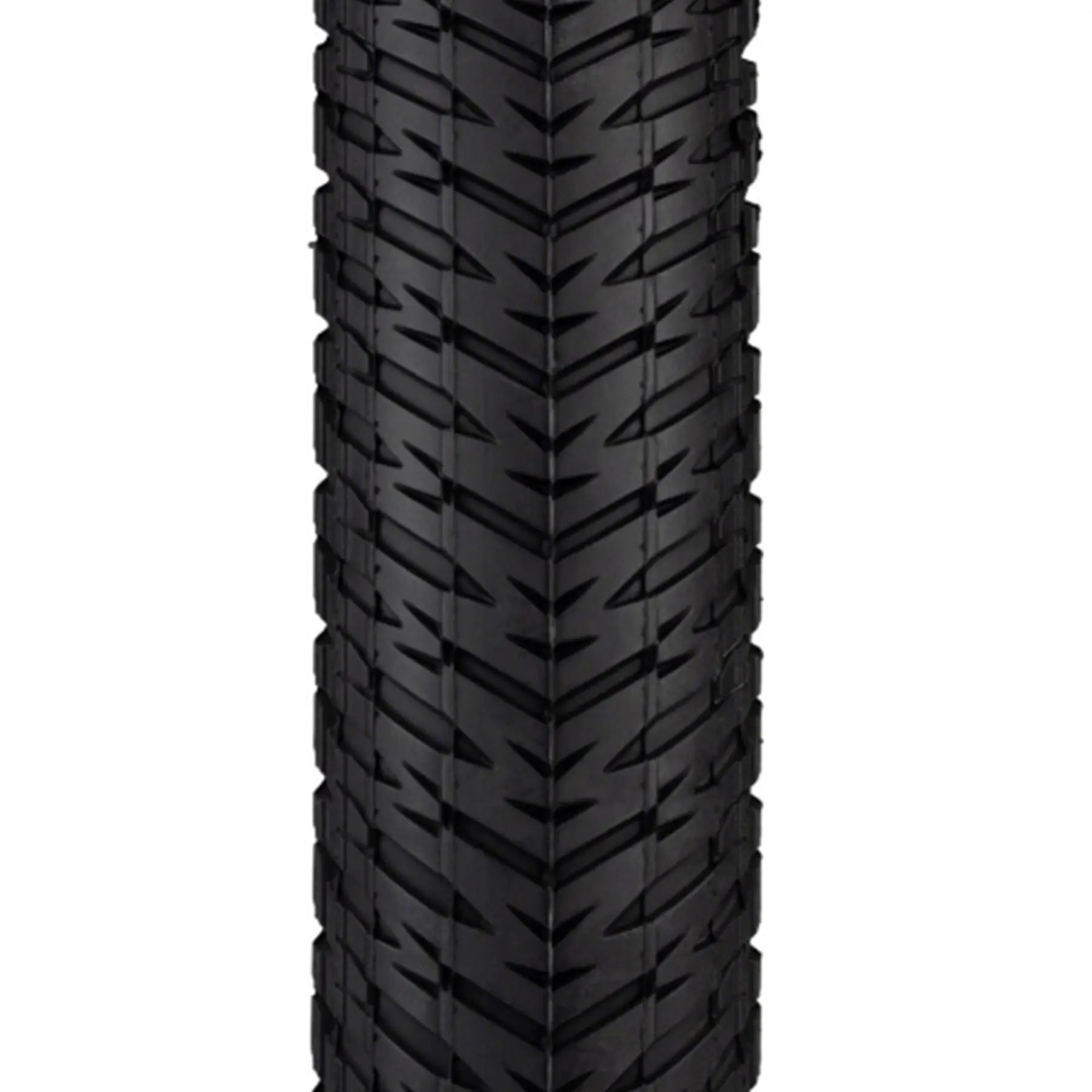 Tread profile of the black Maxxis DTH Tire 24 x 1.75 inch (44-507mm) against a white background.
