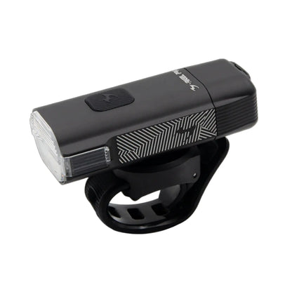Image of the Moon Rigel Pro 1000 Lumen Headlight in black against a white background.