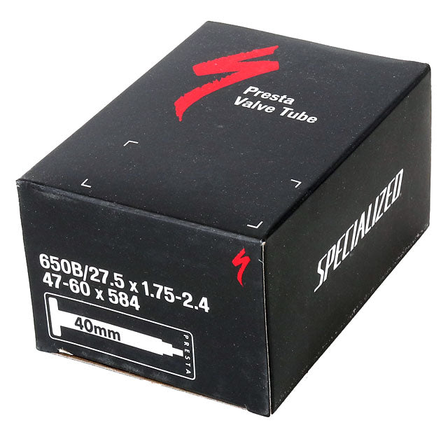 Specialized 40mm Valve Stem Presta Tube 650b x 1.75-2.4" studio image box