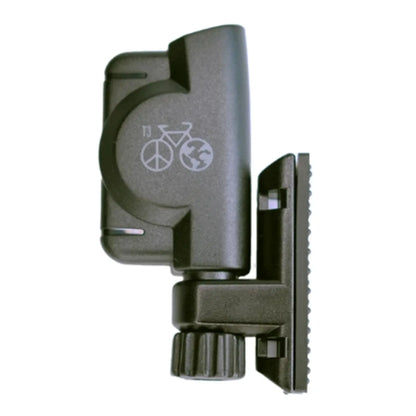 Image of the Planet Bike Protege 9.0 Wireless Bike Computer sensor in black against a white background.
