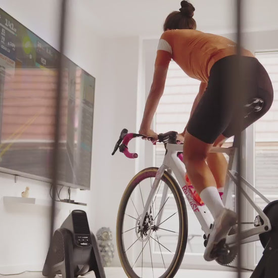 Watch the video about the Wahoo KiCKR Core 2 Smart Trainer with Zwift Cog and Click.