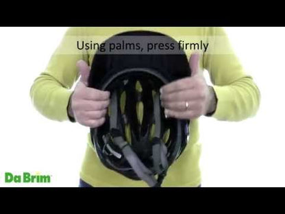 Watch how to install the DaBrim helmet visor on the DaBrim YouTube channel.