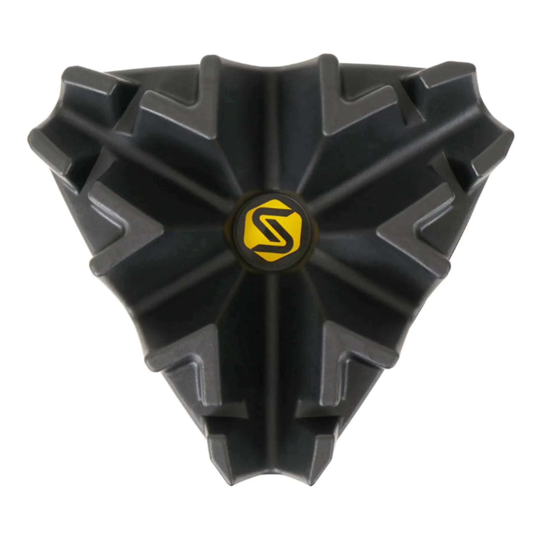 Top view of the Saris Indoor Bike Trainer Climbing Riser Block against a white background.