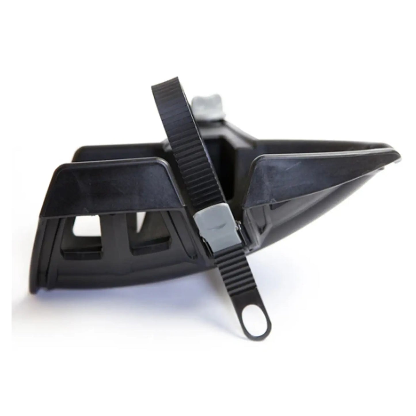 Side view of the Saris Universal EX Tray A Wheel Trays against a white background.