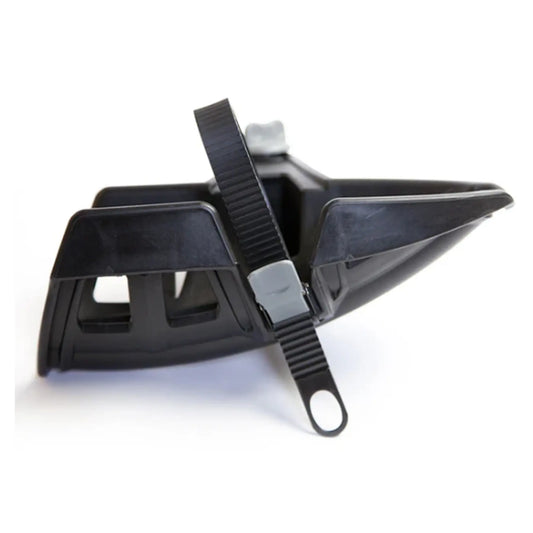 Side view of the Saris Universal EX Tray A Wheel Trays against a white background.