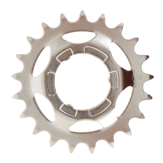 Front view of the Replacement 21t cog for the Shimano Nexus internal geared hub, shown on a white background.