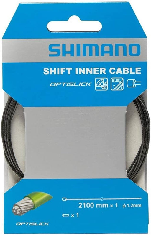 simano optslick 2100mm inner shift cable studio image in packaging