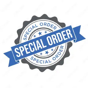 Round stamp-like icon with 'Special Order' text and blue ribbon on a white background.
