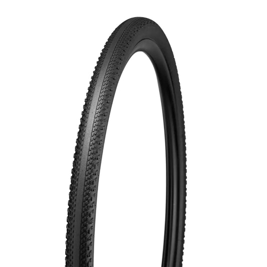 Angled side profile of the Specialized Pathfinder TLR Fast Gravel Tire against a white background.