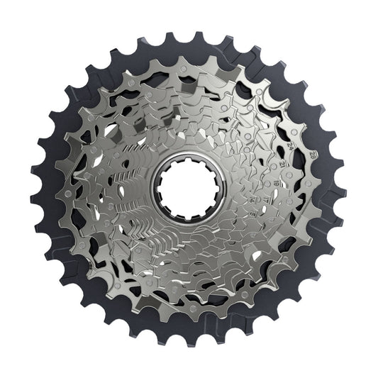 SRAM Force Cassette XG-1270 D1 Silver 12 Speed 10-33 top view