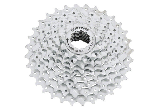 SRAM PG-970 9 speed 11-32t cassette with lockring pictured.