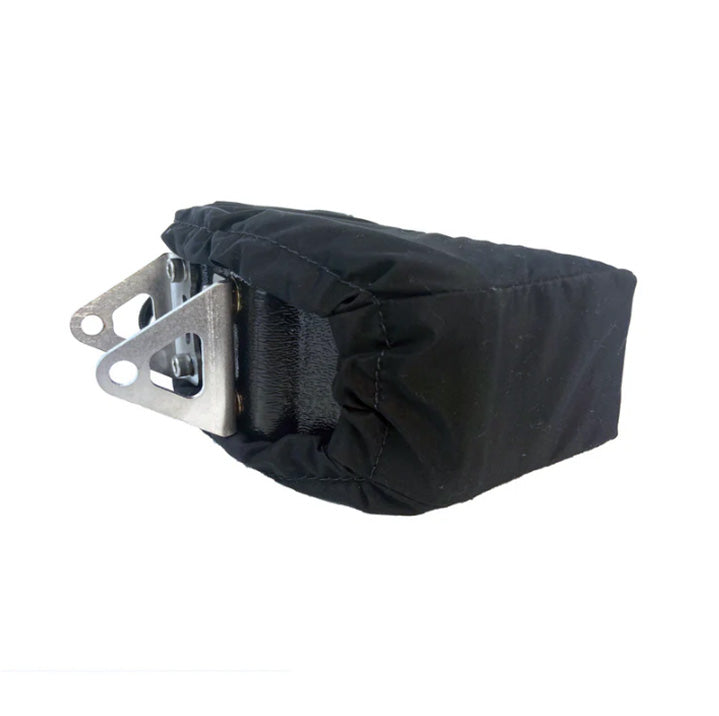 Angled back view of the T-Cycle Finer Recliner Medium Neckrest Conversion Kit for Catrike Neck Rests against a white background.