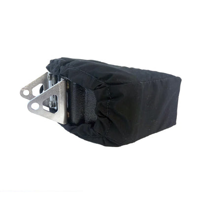 Angled back view of the T-Cycle Finer Recliner Medium Neckrest Conversion Kit for Catrike Neck Rests against a white background.