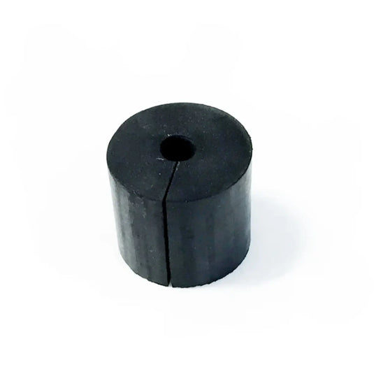 Top view of the T-Cycle Rubber Light Mount for Flags in black against a white background.