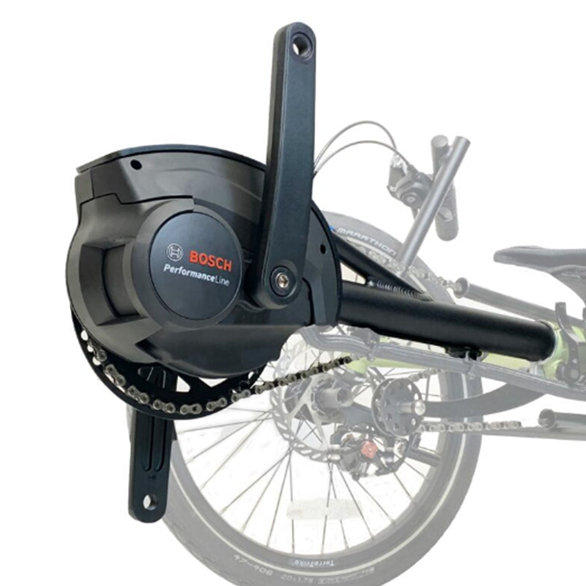 TerraTrike Bosch Boost Kit ePlus installed on TerraTrike.