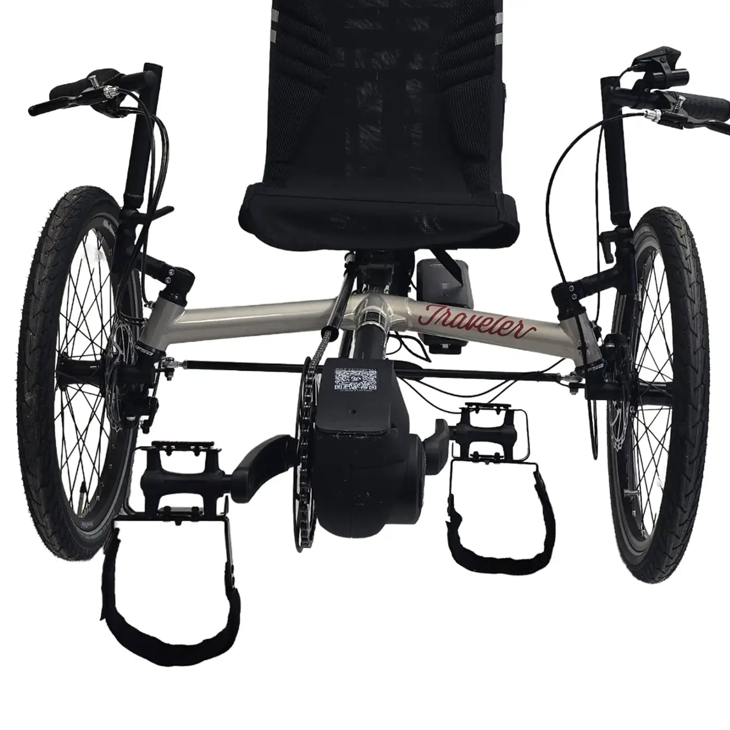TerraTrike Comfort Pedal Conversion Kit with Alloy Platform Pedals