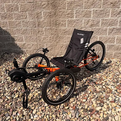 TerraTrike Demo Gran Tourismo e-Plus Flame On Recumbent Trike