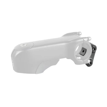 View of the Trek RCS Pro Stem Blendr Duo Base mounted on a stem against a white background.