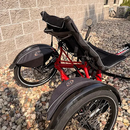 Hase Used Kettwiesel Full Suspension Red Recumbent Trike