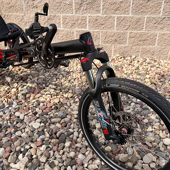 Hase Used Kettwiesel Full Suspension Red Recumbent Trike