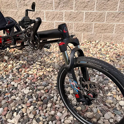 Hase Used Kettwiesel Full Suspension Red Recumbent Trike