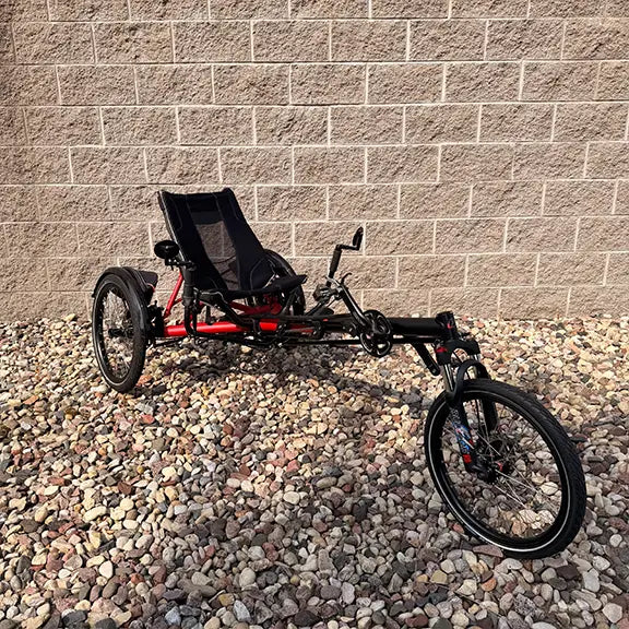 Hase Used Kettwiesel Full Suspension Red Recumbent Trike