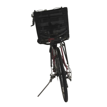 Rear view of the Volae Used Expedition Pro Candy Red Recumbent Bicycle XL against a white background.