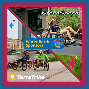 People ride recumbent trikes from Greenspeed and TerraTrike.