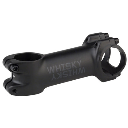 Side view of the WHISKY No.7 80mm Aluminum Black Stem against a white background.