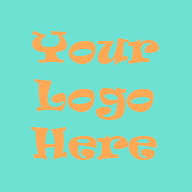 Placeholder with 'Your Logo Here' text on a teal background