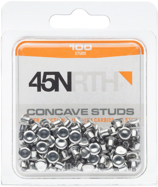 Box of 100 concave studs for 45Nrth tires.