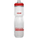CamelBak Podium Chill Insulated Water Bottle 24oz red white, front view