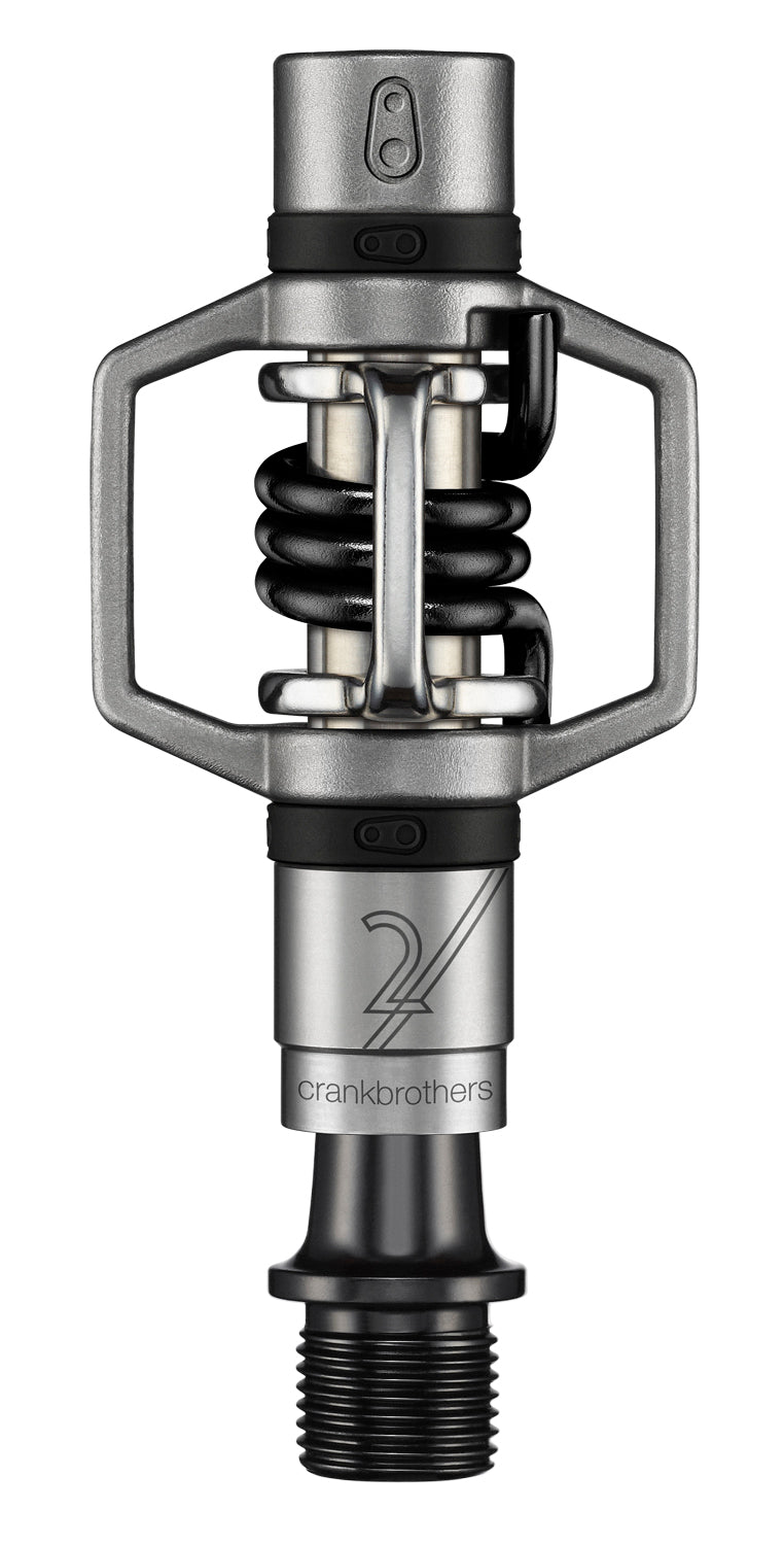 Crank Brothers Egg Beater 2 Pedals Black showing the pedal vertically on a white background