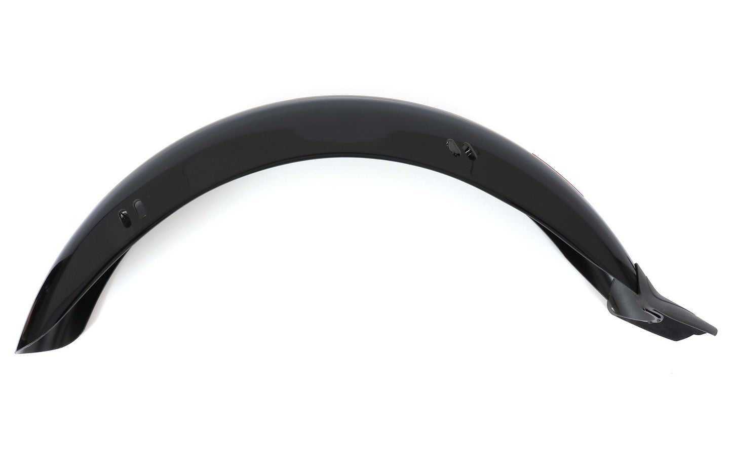 Inside view of the right HP Velotechnik Front 60mm Black Trike replacement fender for 2009 Trikes & Later.