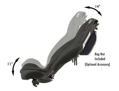 HP Velotechnik ErgoMesh Premium Seat on a white background.