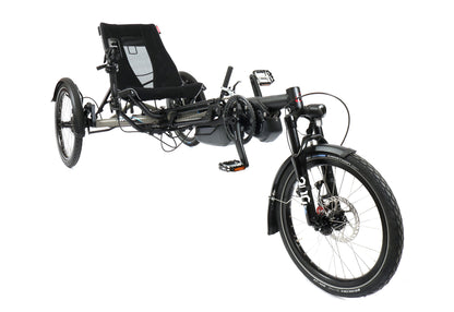 Hase Kettwiesel Evo Shimano Steps 6100 w/630 Wh Battery and 2A Charger Recumbent Trike