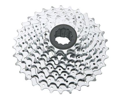 SRAM PG-950 9 Speed 11-34t Cassette top down view