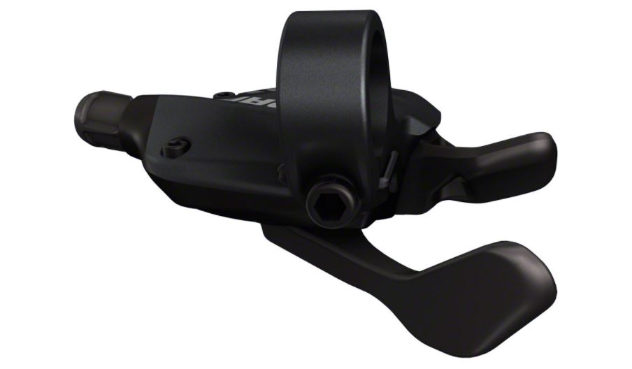 SRAM X.5 trigger shifter for bicycles, black color, designed for mountain bike use.